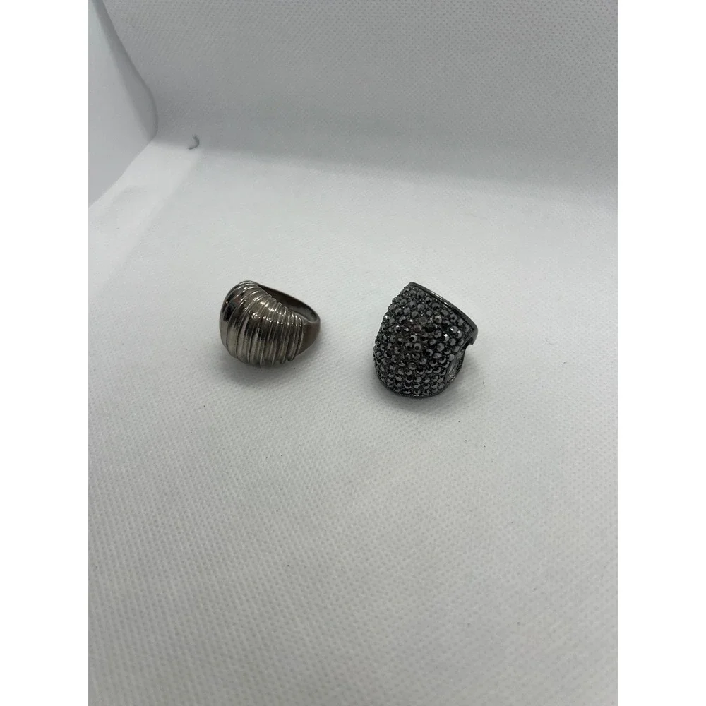 Statement Rings‎ Set Dome Cocktail Rhinestone Fashion Jewelry
